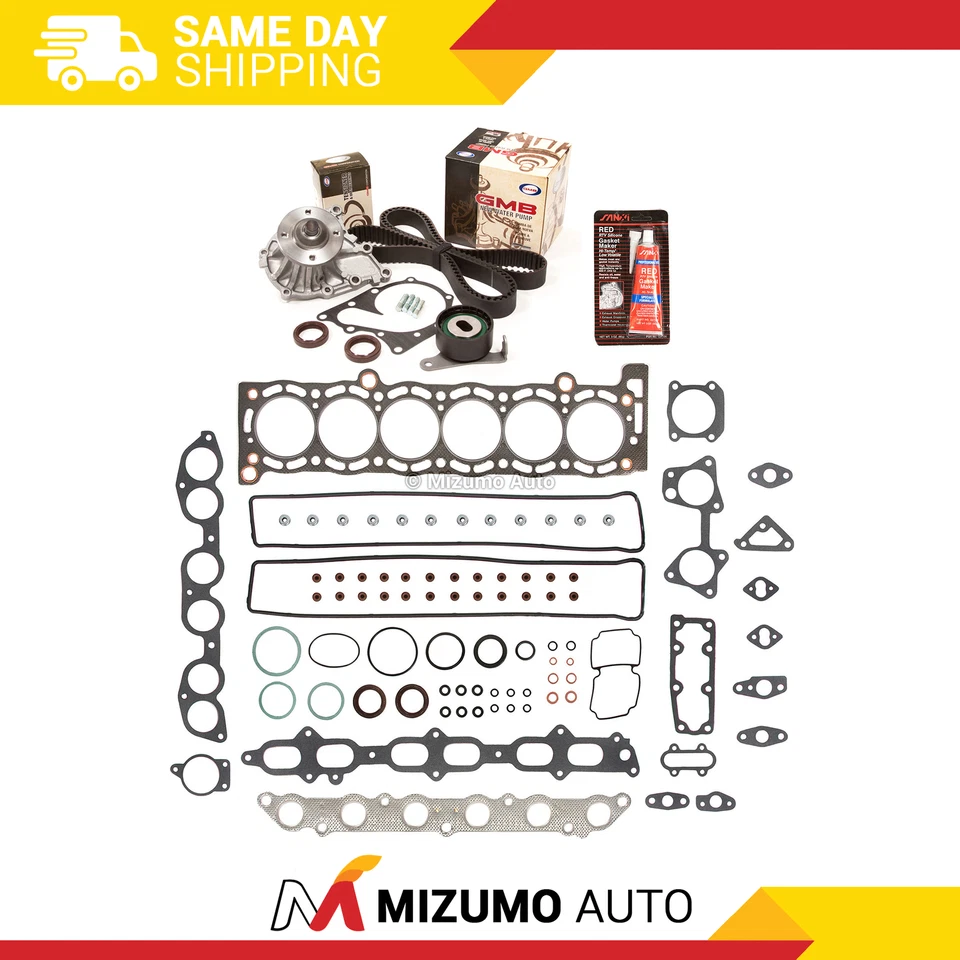 Комплект прокладок головки ремня ГРМ водяной насос подходит для 89-92 Toyota Cressida Supra 7MGE - Изображение 1 из 4