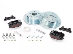 Sistema de frenos BAER 12,44" kit trasero SS4 - negro/rojo para Jeep Wrangler JK 07-18 - Imagen 1 de 7