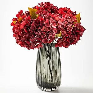 TOPIA Silk Fall Flowers Artificial Silk Dried Hydrangea Flowers Artificial Fa... - Picture 1 of 8