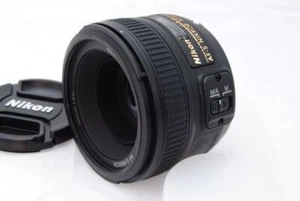 MINT Nikon Single Focus Lens AF-S NIKKOR 50mm f/1.8G Full Size Compatible AF-S 5 - Picture 1 of 7
