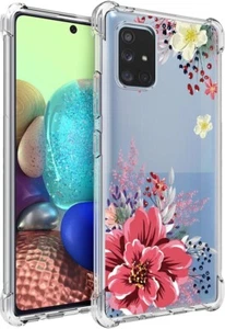 For Samsung Galaxy A71 5G Case with Protective Floral Design Shockproof Cover - Picture 1 of 7