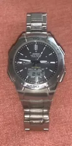 Casio Wave Ceptor Men’s Watch 5052 WVA-470 World Time Illuminator: Tough Solar - Picture 1 of 11