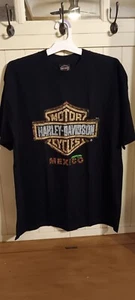 Harley Davidson Cancun Mexico Black Shirt, Size XL - Picture 1 of 7