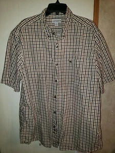 Carhartt Relaxed Fit Button Down Short Sleeve Shirt xl - Picture 1 of 3
