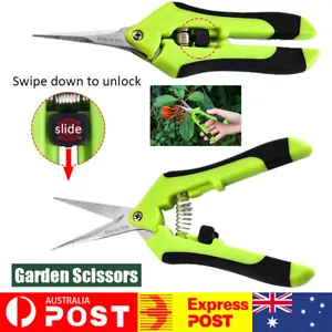 Pruning Shears Plant Scissors Trim Trees Snips Branch Garden Secateurs Tool 2PCS - Picture 1 of 12