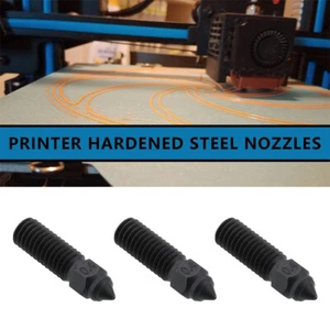 5Pcs 3D Printer Extruder Nozzle Hardened Steel 0.4mm For Ender 3 V3 KE , Ra<0.4 - Afbeelding 1 van 23