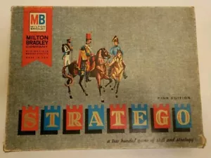 1963 Vintage Rare Stratego Board Game Fine Edition Milton Bradley Complete - Picture 1 of 10
