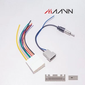 Car Stereo Radio CD DVD Wiring Harness For NISSAN with Antenna Adapter Cable - Bild 1 von 6