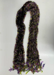 Cejon Accessories Womens Magic Scarf Purple Green Soft Stretchy - Picture 1 of 10