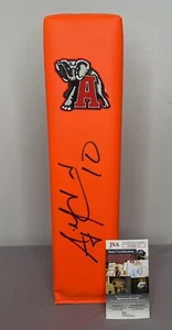 AJ McCarron SIGNED Alabama Crimson Tide Football Pylon w/ JSA COA - Picture 1 of 8