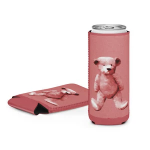 Pink Teddy Bear Can cooler - Picture 1 of 3