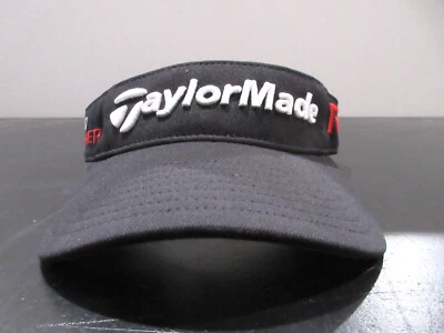 Taylormade Hat Cap Strap Back Black R15 Aero Burner Golf Course Visor Mens - Image 1 of 4