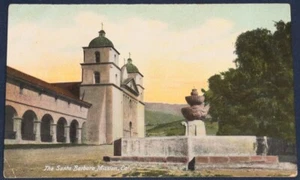 Santa Barbara Mission, CA Postkarte - Bild 1 von 2