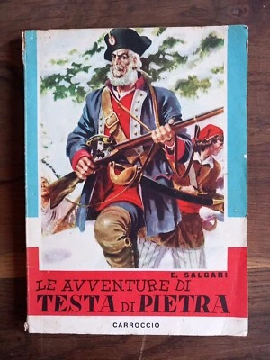 Salgari - Le avventure di Testa di pietra  - Carroccio - ill. Albertarelli - Immagine 1 di 4