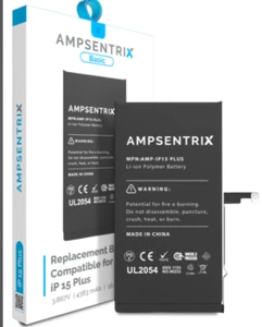 Batterie de remplacement compatible pour iPhone 15 Plus - Photo 1 sur 1