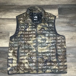 The North Face Mens XXL Camouflage Nano Puff Thermoball Vest Outdoor - Picture 1 of 5