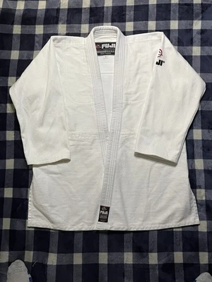 Fuji Gi White Jiu Jitsu MMA Kimono Top BJJ Martial Arts Combat No Belt Size 3 - Image 1 of 4