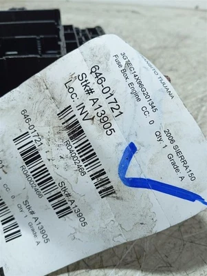 Fuse Box Engine Classic Style Fits 06-07 SIERRA 1500 PICKUP 4002466 Foto 1 de 4