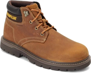 Cat Footwear Men's Outbase Wp Construction Boot 8, Leather Brown - Picture 1 of 6