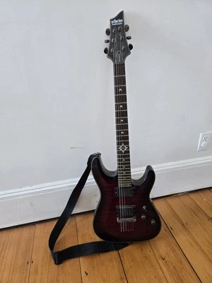 Schecter Hellraiser DLX, Diamond Series, 6 cordas, 24 trastes, com estojo macio - Imagem 1 de 4