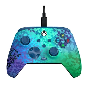 PDP REMATCH XBOX WIRED Controller GLITCH GREEN for Xbox Series X S, Xbox One, Of - Picture 1 of 8