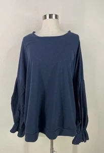 Top clásico para mujer Eloquii Peasant manga talla 26/28 - Imagen 1 de 10