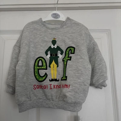 BNWT Baby’s Elf Christmas Top Size 6 -9 Months From George Brand New with Tags - Image 1 of 4
