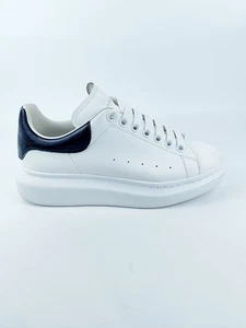 Alexander McQueen Oversized Black Crocodile Usate EU 40 UK 6.5 US 10 - Imagen 1 de 13