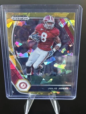 2021 Panini Prizm Draft Picks Gold Cracked Ice #55 Julio Jones (Alabama) - Image 1 of 2