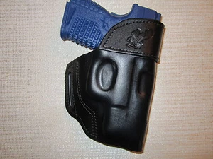 XDS 3.3 45 cal. & XDS 3.3 9 mm formed leather,owb belt holster - Picture 1 of 9