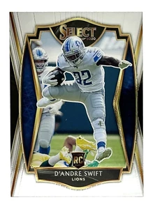 2020 Panini Select Premier Level #151 D'Andre Swift RC Detroit Lions - Picture 1 of 2