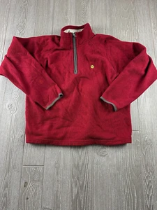 The North Face Mens Jacket Pullover 1/4 Zip Red Size Small Y2K A5 series - Picture 1 of 10