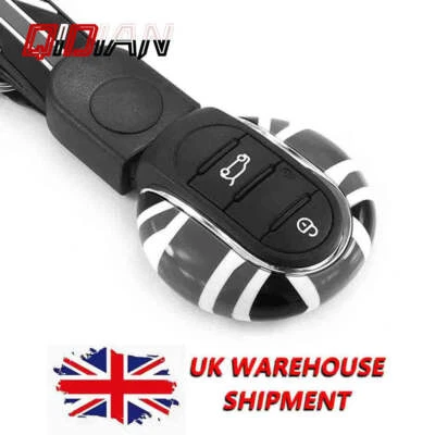 QIDIAN Car Key Case Fob Cover Keychain For 2014 - 2024 MINI Cooper F54 F55 F56 F57 F60
