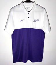 Evansville Purple Aces Polo Shirt by NIKE Dri Fit | Official Mens Large