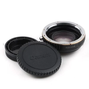 Speed Booster Focal Reducer Canon EOS EF Lens to Micro M43 G110/G100 E-M1III - Picture 1 of 4