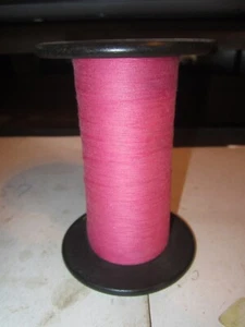 VINTAGE Bluebird Silk MFG CO. BOBBIN SPOOL HALF FULL OF SILK THREAD - Picture 1 of 3