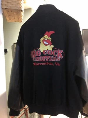 CHAQUETA RARA BIG COCK CHOPPERS LETTERMANS TALLA 2 XL Foto 1 de 4