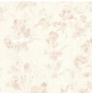 Brewster Floral Peach Marlene Wallpaper Exclusive Wallcoverings - Picture 1 of 5