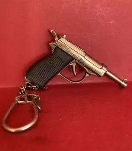 REDONDO COMANDO CAP PISTOL KEYRING METAL TOY MINIATURE VINTAGE SPAIN - Picture 1 of 17