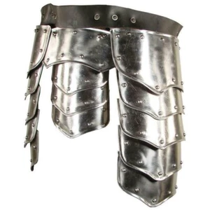 Guerrero gótico medieval cinturón protector de pierna superior armadura larp armadura sca - Imagen 1 de 5