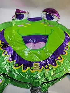 Frog Balloon Mylar 26x18 Pack Of 4 USA Made People Green Happy - Picture 1 of 6
