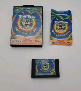 Tiny Toon Adventures Sega Genesis Buster's Hidden Treasure Complete CiB VTG Game - Picture 1 of 10