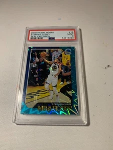Stephen Curry Psa 9 2018 Panini Hoops Teal Explosion #15 #54917323 - Picture 1 of 2