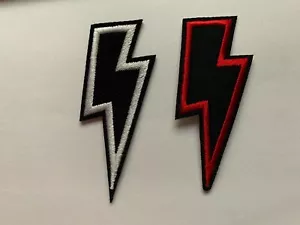 Blitzbolzen Blitz Aufbügeln Applikation Patch - Bild 1 von 1