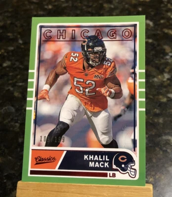 2019-20 Panini Chronicles Classics Khalil Mack /199 Red SP #C-28 - Image 1 of 2