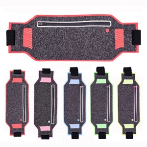 Waterproof Sports Runner Waist Bum Bag Running Jogging Belt Pouch Zip Fanny Pack - Picture 1 of 18