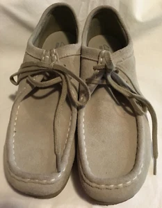 Clarks Woman's Padmora 26060498 Sand Suede Casual Comfort Shoes - Sz 10M - Picture 1 of 5
