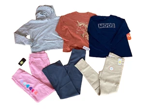 NEW GIRL XXL 18 FALL / WINTER CLOTHES lot pants tees sweatshirt 6pcs - Picture 1 of 14