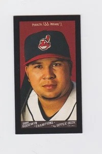 2009 Upper Deck Goodwin Champions Mini Black Border #252 Jhonny Peralta Indians - Picture 1 of 2