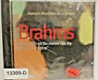 New *Sealed* Music Cd Brahms Sinfonia No-1 Do Menor Op.69   Obertura "Tragica"